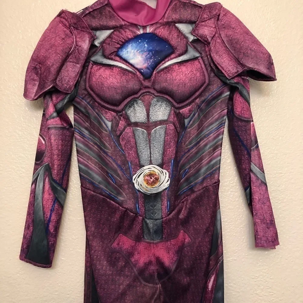 Power ranger Disguise Ranger girls Movie Deluxe Halloween Costume girls 6-8yo
